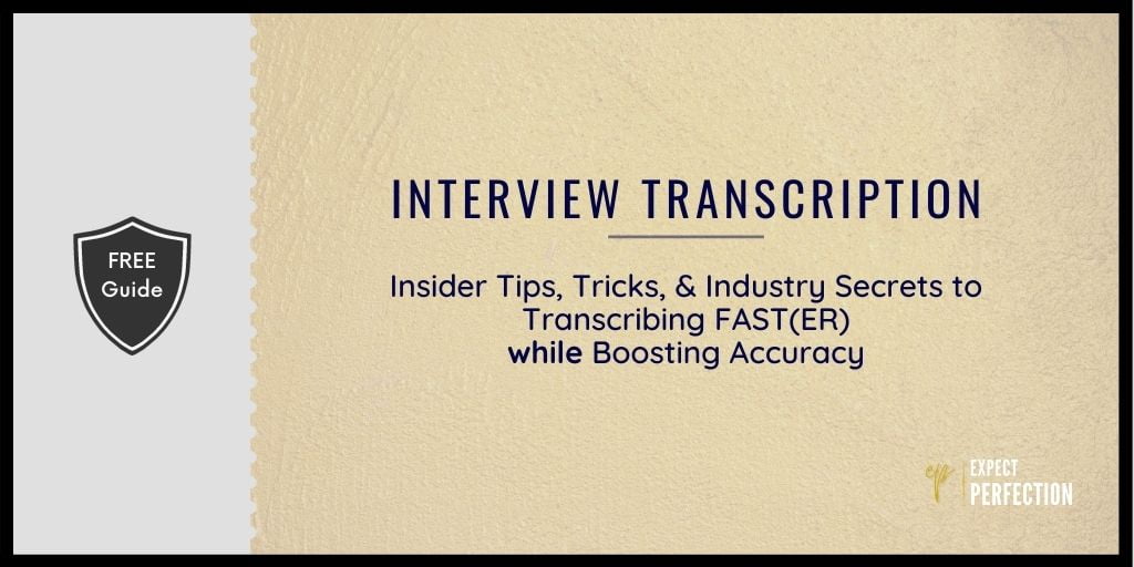 transcription interview thesis